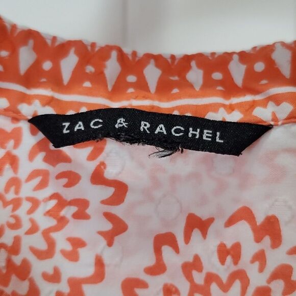 Zac & Rachel Women’s Floral Print Tunic, Size Large - Picture 2 of 4